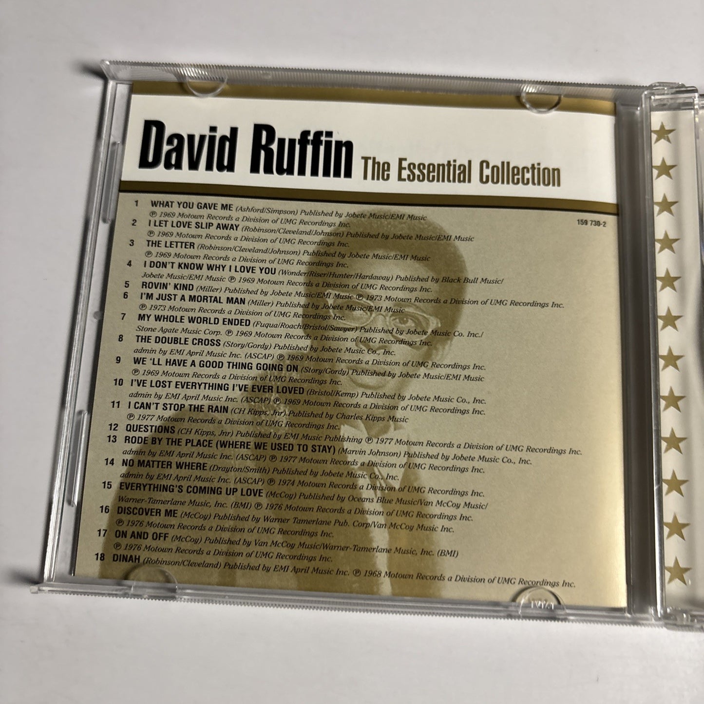 David Ruffin – The Essential Collection (CD, 2002) Europe 159 730-2