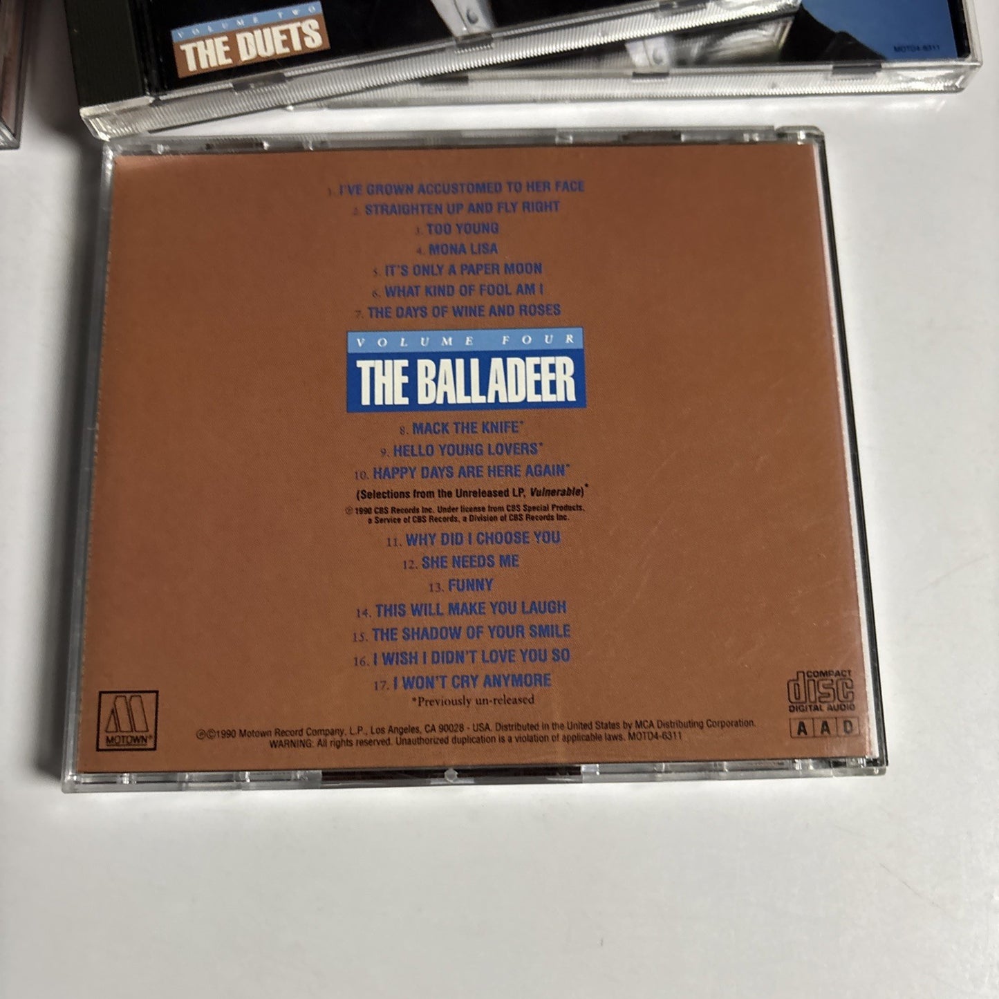 Marvin Gaye – The Marvin Gaye Collection (CD Box Set, 1990) US MOTD4-6311