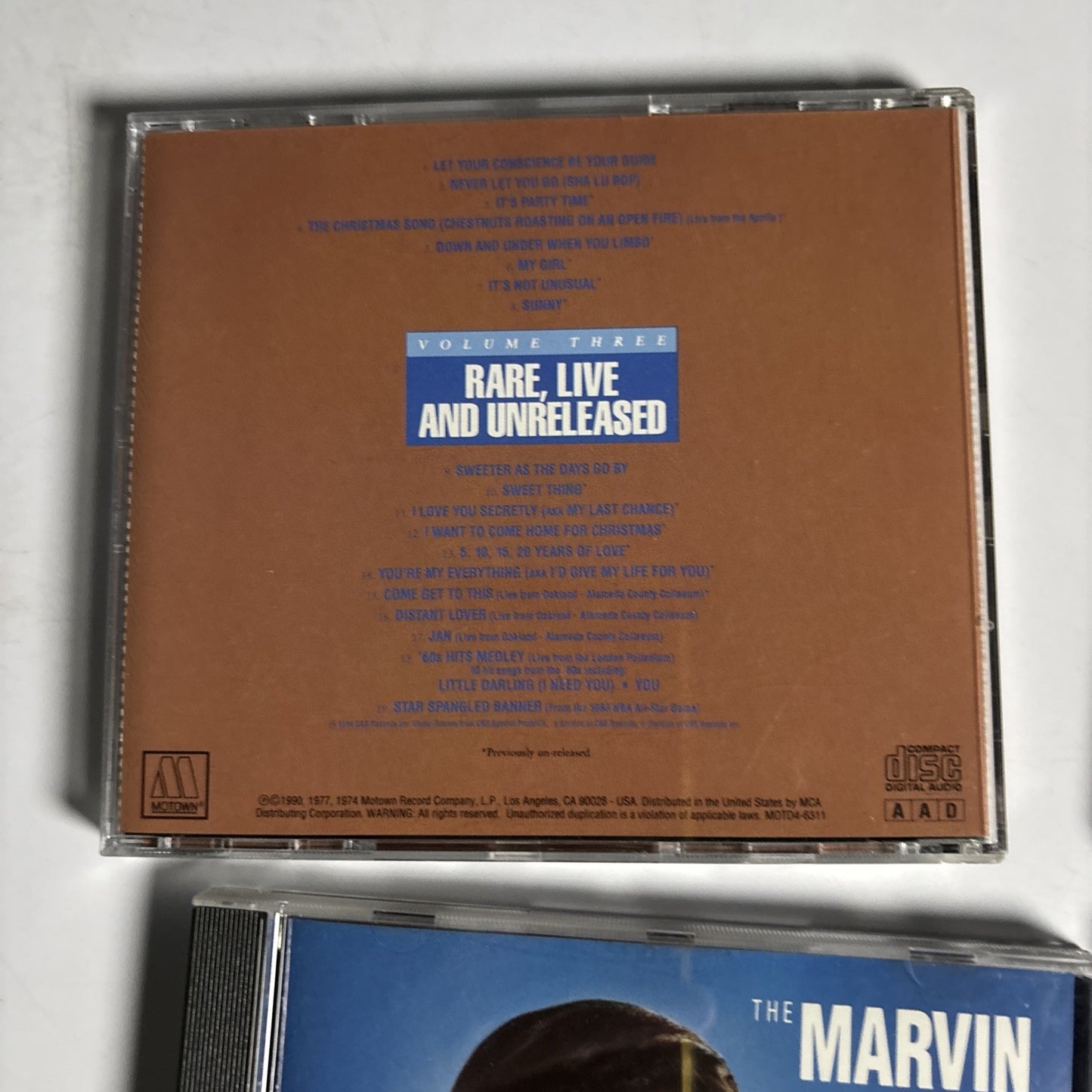 Marvin Gaye – The Marvin Gaye Collection (CD Box Set, 1990) US MOTD4-6311