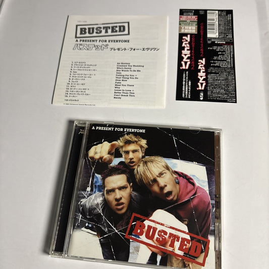 Busted – A Present For Everyone (CD, 2003) Japan obi UICI-1026