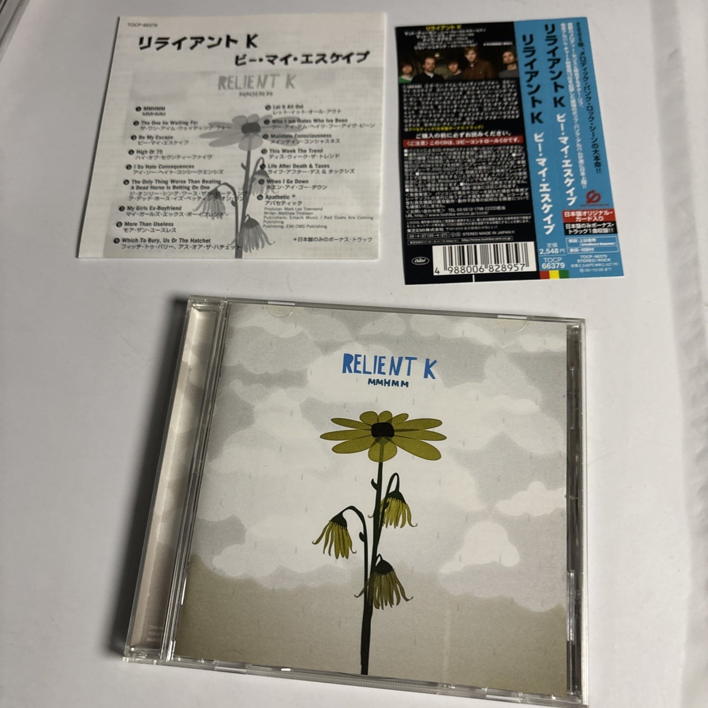 Relient K – Mmhmm (CD, 2005) Japan Bonus Track Obi TOCP-66379