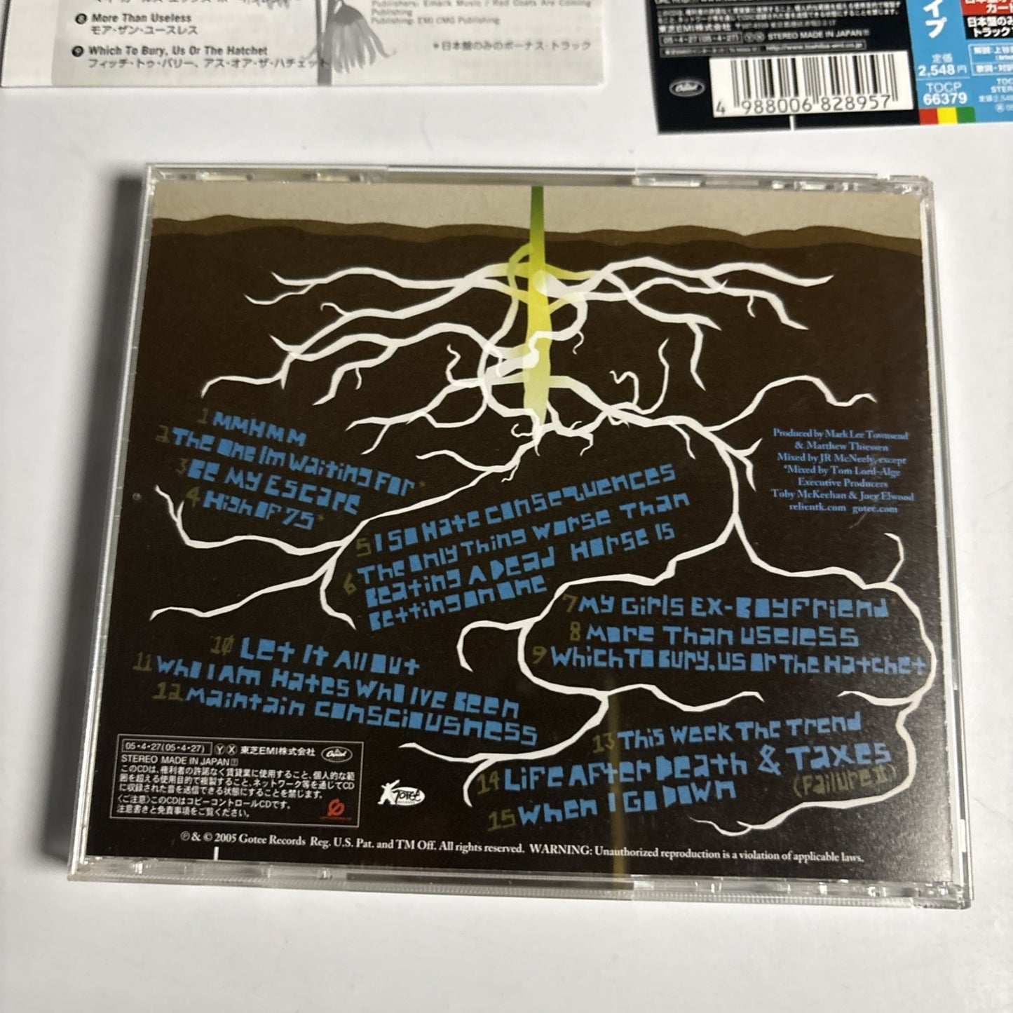 Relient K – Mmhmm (CD, 2005) Japan Bonus Track Obi TOCP-66379