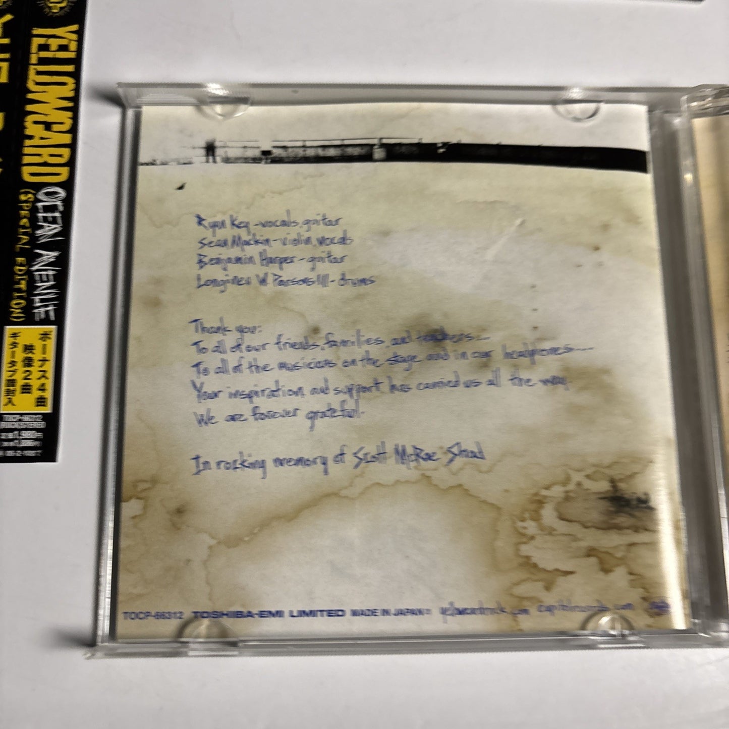 Yellowcard – Ocean Avenue (CD, 2004) Japan Bonus Track Obi TOCP-66312