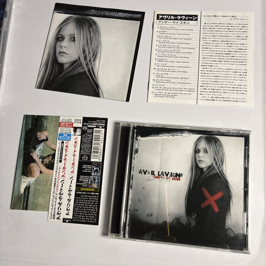 Avril Lavigne – Under My Skin  (CD, 2004) Japan Bonus Track Obi Sticker