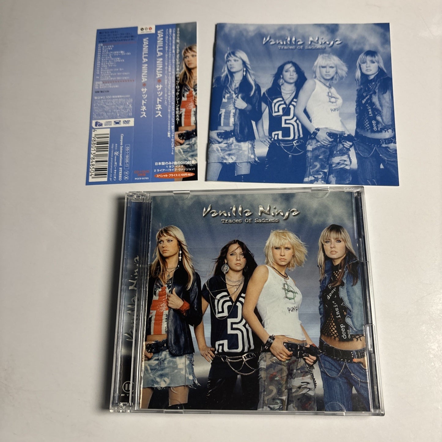 Vanilla Ninja – Traces Of Sadness (CD + DVD, 2005) Japan Obi PCCY-01723