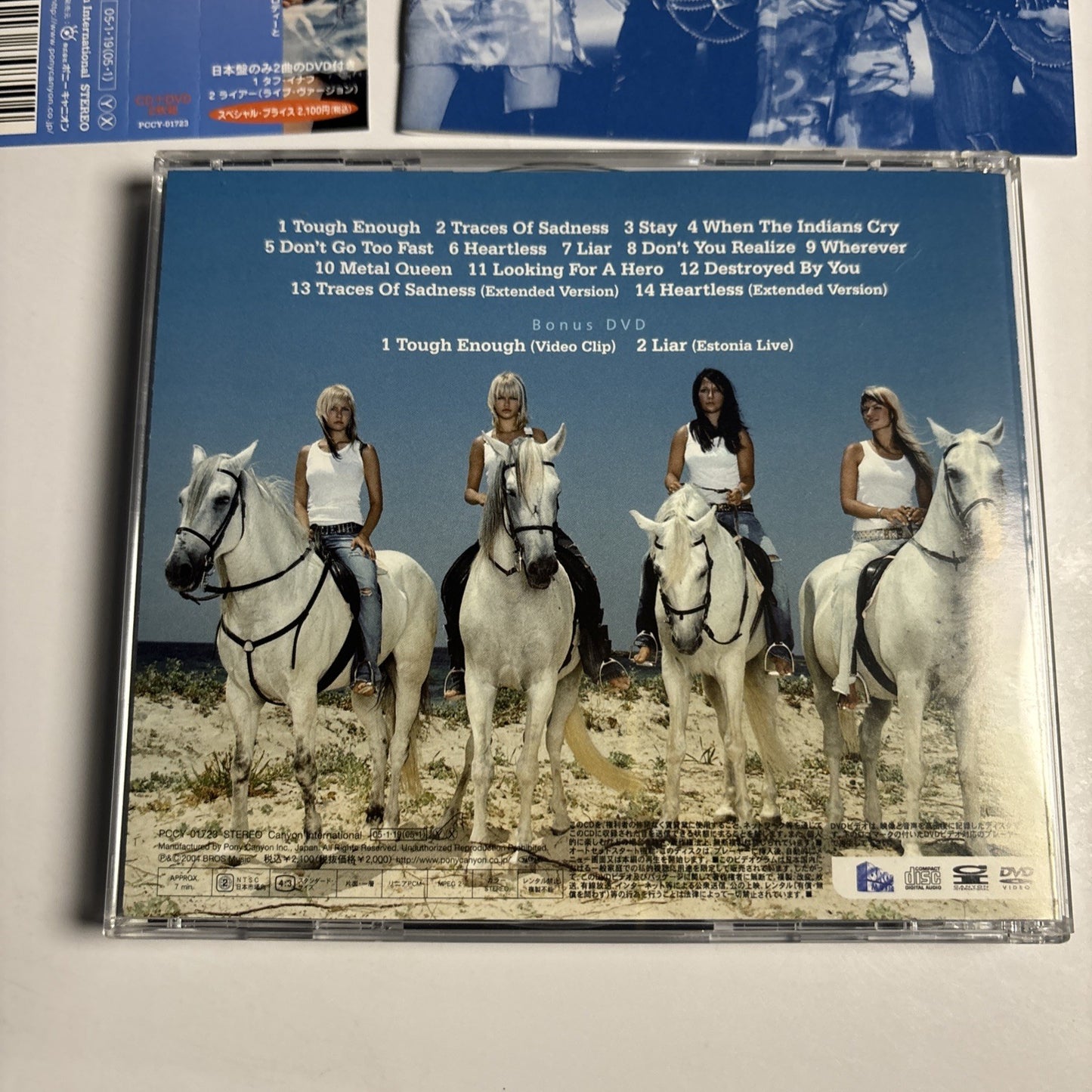 Vanilla Ninja – Traces Of Sadness (CD + DVD, 2005) Japan Obi PCCY-01723