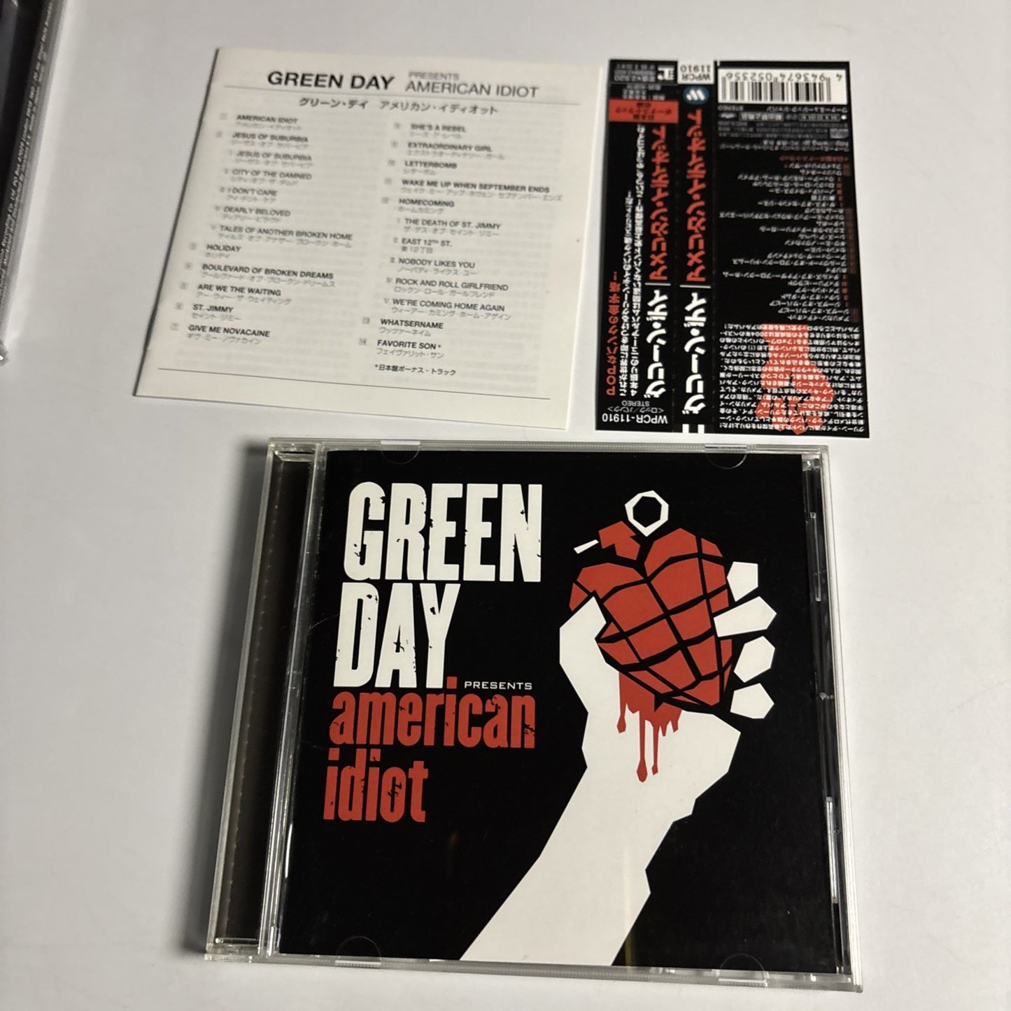 Green Day – American Idiot (CD, 2004) Japan Bonus Track Obi WPCR-11910