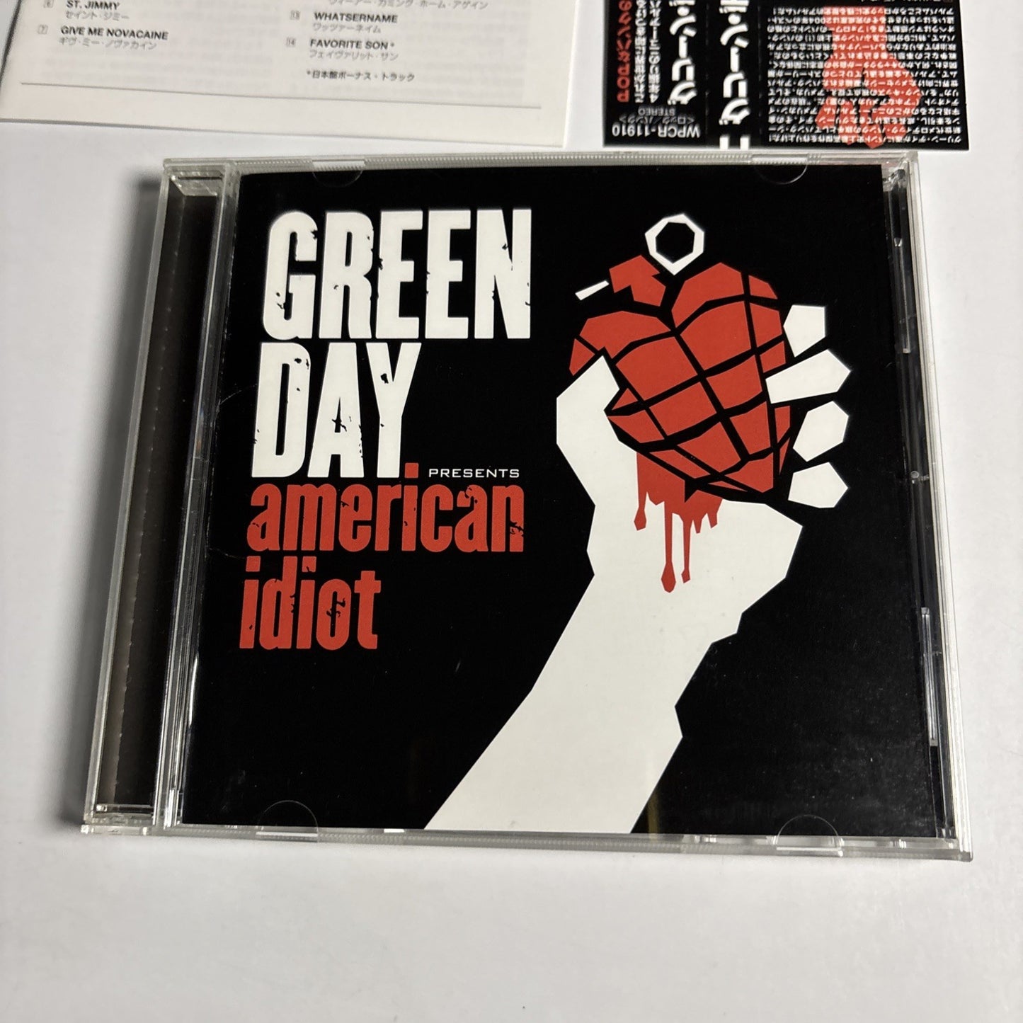 Green Day – American Idiot (CD, 2004) Japan Bonus Track Obi WPCR-11910