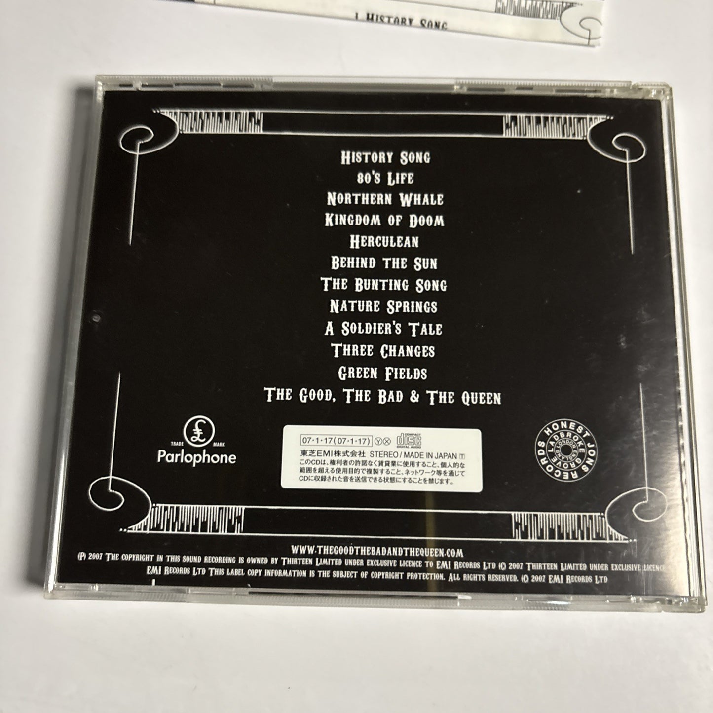 The Good, The Bad & The Queen – The Good, The Bad & The Queen (CD, 2007) Japan