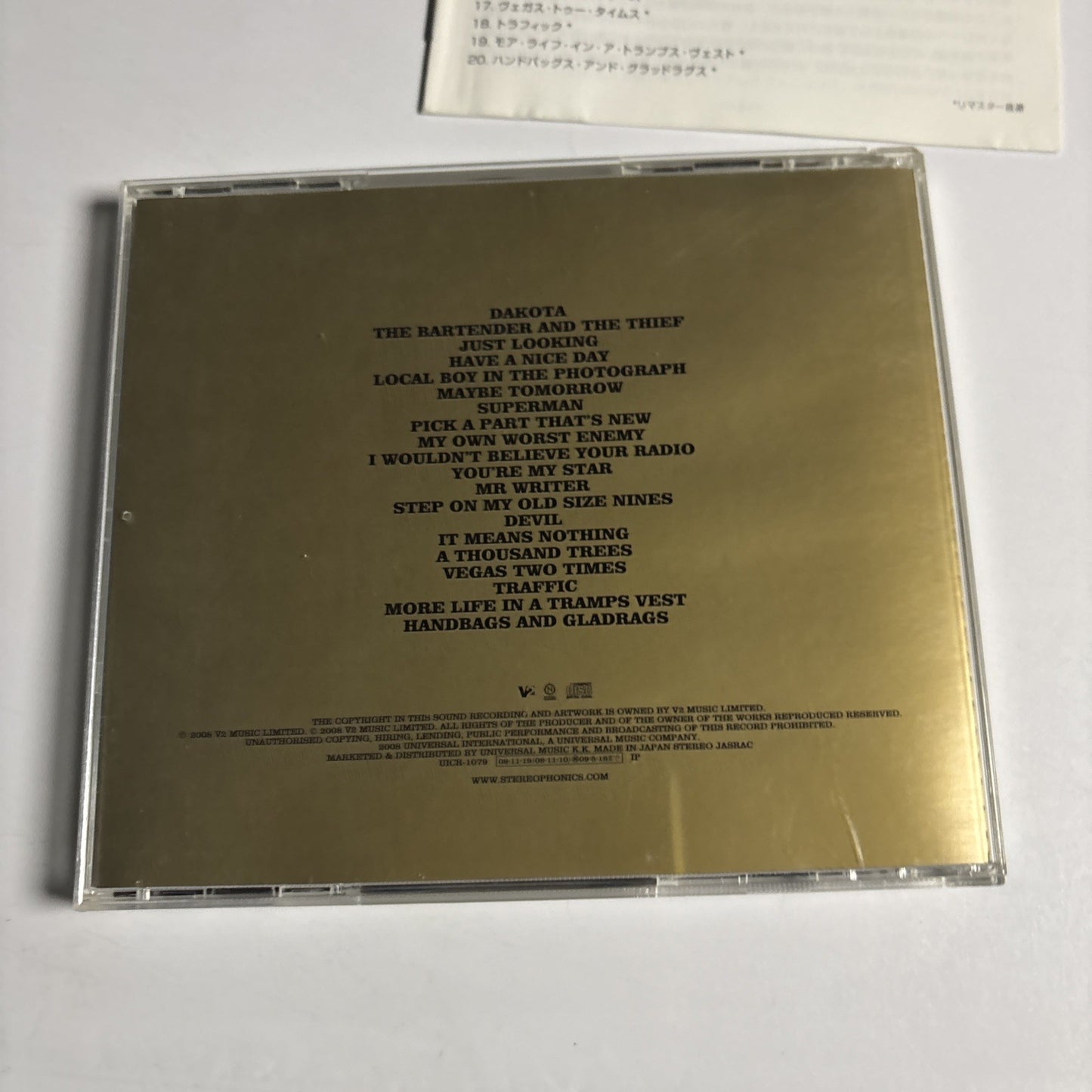 Stereophonics – Best Of Stereophonics (Decade In The Sun) (CD, 2008) Japan
