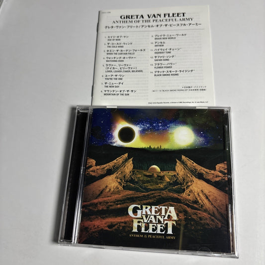 Greta Van Fleet – Anthem Of The Peaceful Army (CD, 2018) Japan Bonus Track