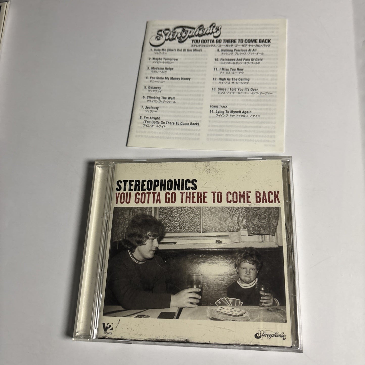 Stereophonics – You Gotta Go There To Come Back (CD, 2003) Japan Bonus  V2CP152