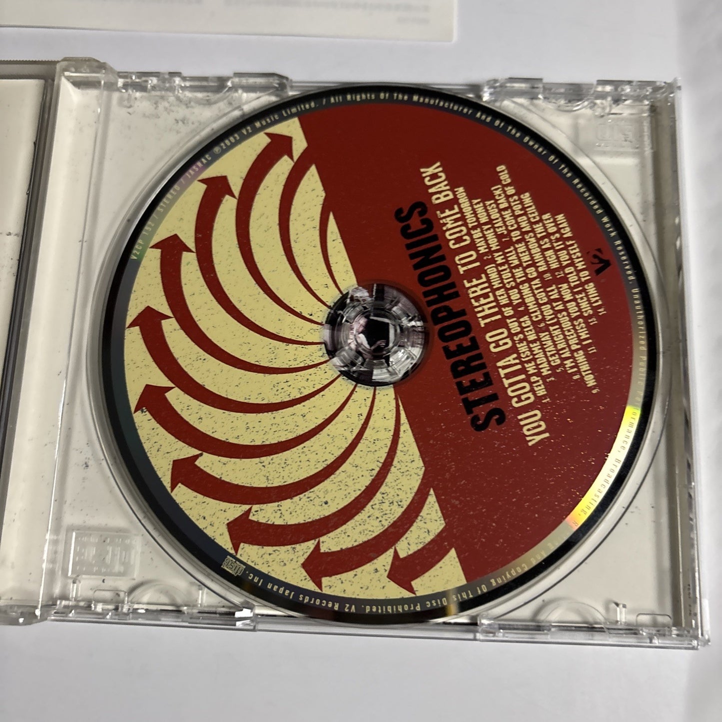 Stereophonics – You Gotta Go There To Come Back (CD, 2003) Japan Bonus  V2CP152