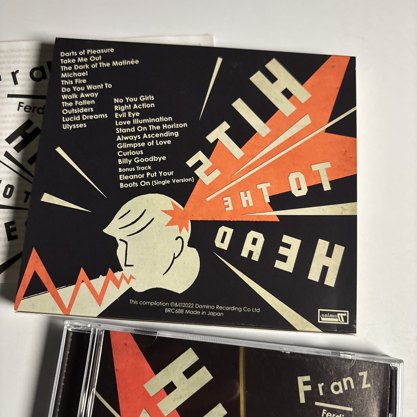 Franz Ferdinand – Hits To The Head (CD, 2022) Japan Bonus Track BRC688