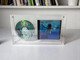Acrylic CD Display Stand for Jewel Case – Clear UV Protective Cover Frame