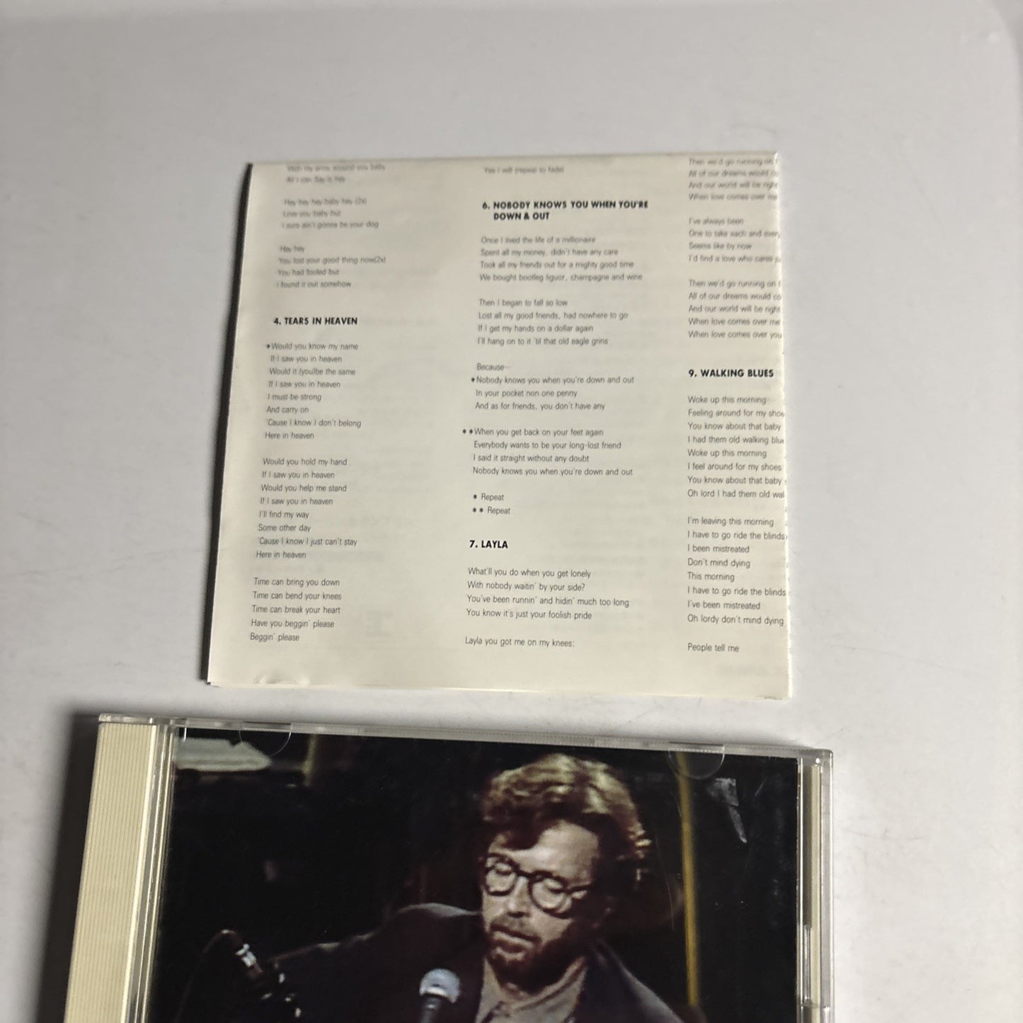 Eric Clapton – Unplugged  (CD, 1992)  Japan WPCP-4950