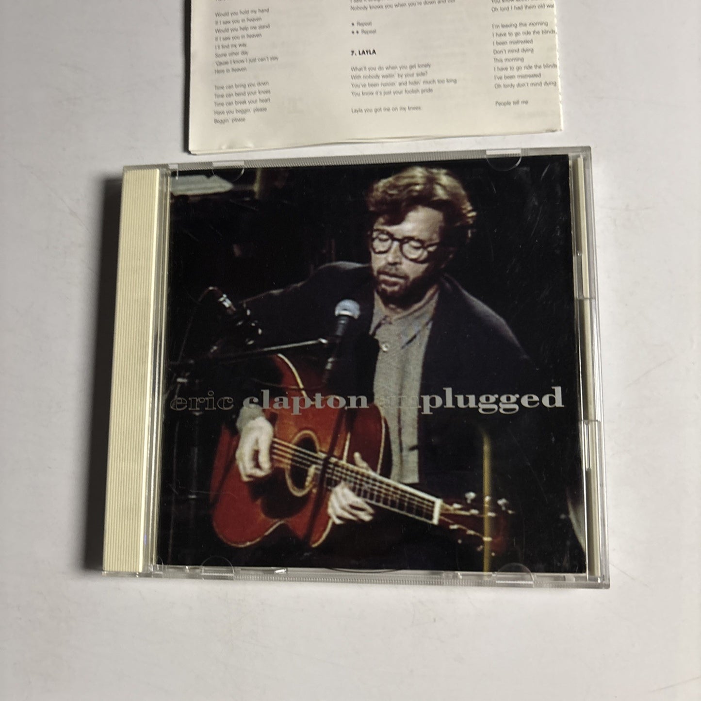 Eric Clapton – Unplugged  (CD, 1992)  Japan WPCP-4950