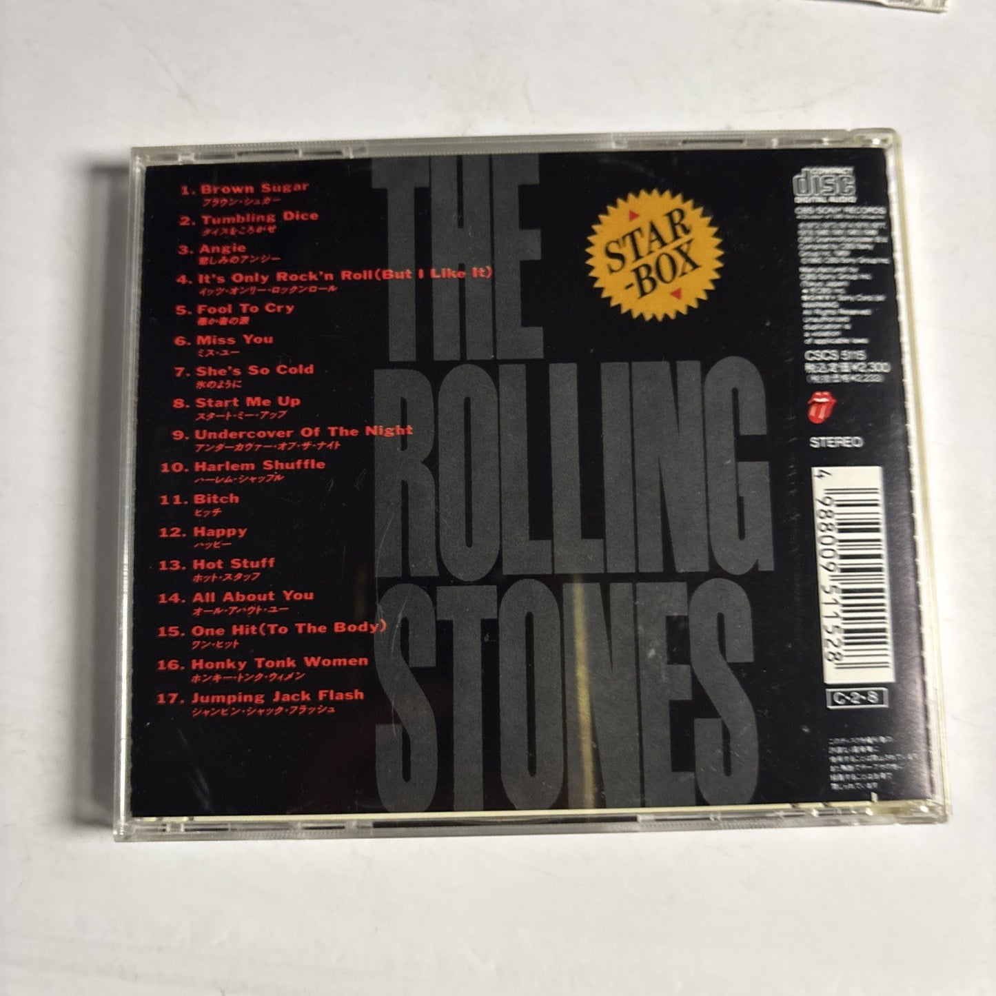 The Rolling Stones – Star Box (CD, 1990) Japan CSCS 5115