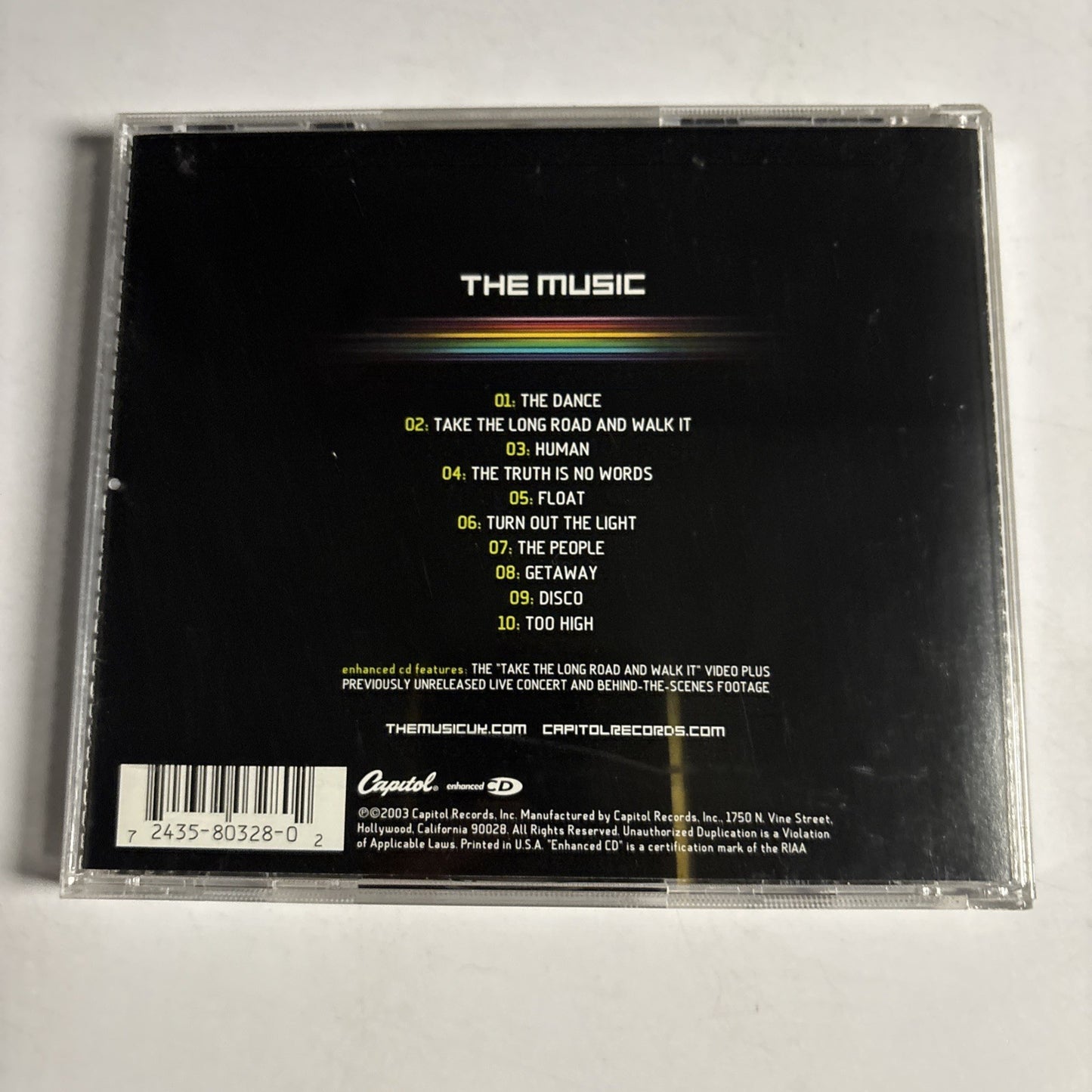 The Music – The Music (CD, 2003) US CDP 7243 5 80328 0 2