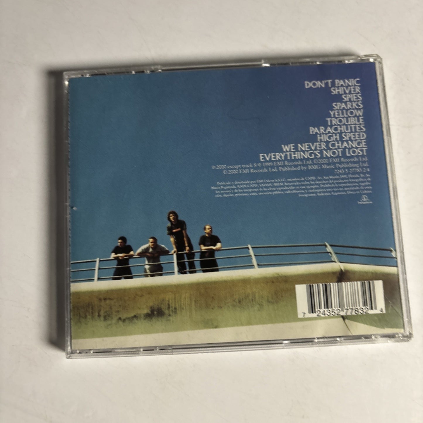 Coldplay – Parachutes (CD, 2000) UK & Europe 7243 5 27783 2 4