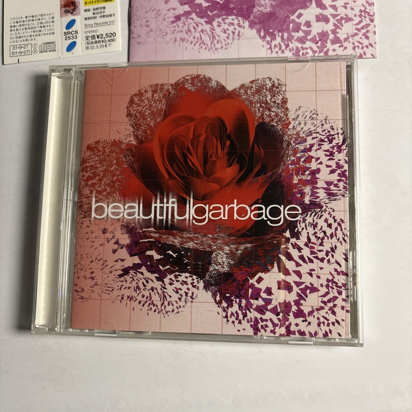 Garbage – Beautiful Garbage (CD, 2001) Japan Bonus Track, Obi SRCS 2533