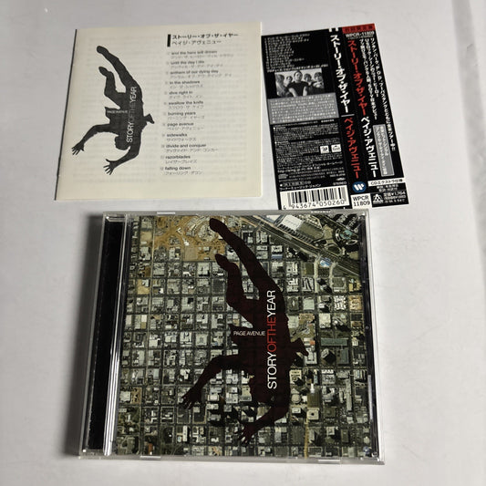 Story Of The Year – Page Avenue (CD, 2004) Japan obi WPCR-11809