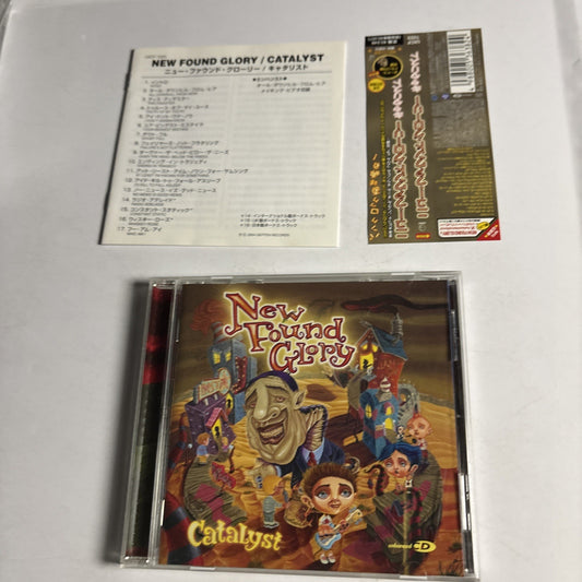 New Found Glory – Catalyst (CD, 2004) Japan Bonus Track Obi UICF-1025