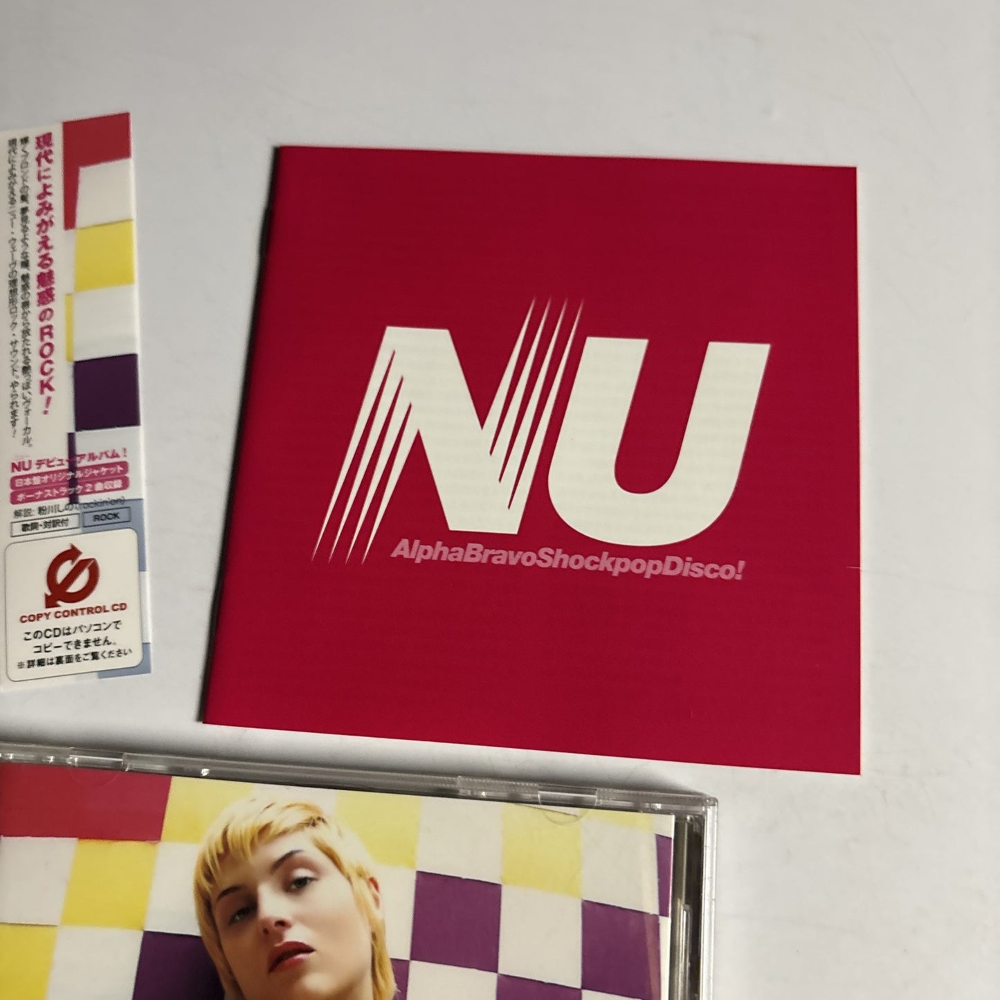 NU – AlphaBravoShockpopDisco! (CD, 2004) Japan Bonus Track Obi AVCD-17452