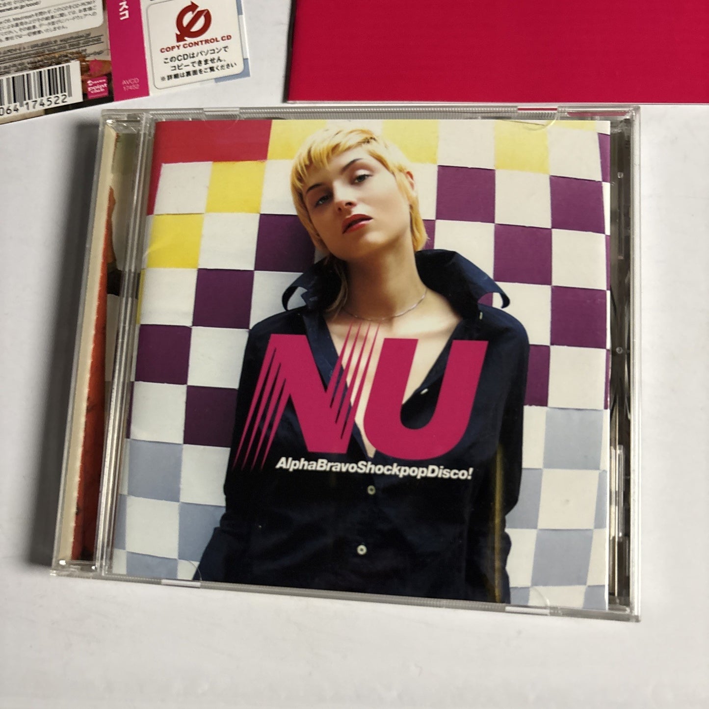 NU – AlphaBravoShockpopDisco! (CD, 2004) Japan Bonus Track Obi AVCD-17452