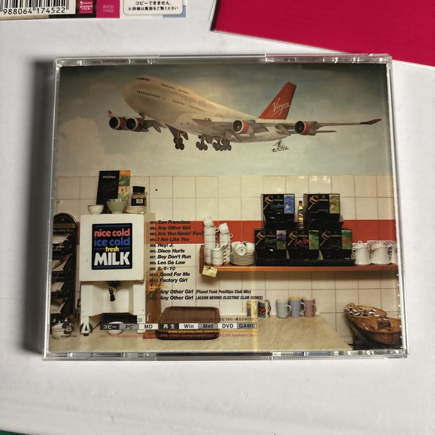 NU – AlphaBravoShockpopDisco! (CD, 2004) Japan Bonus Track Obi AVCD-17452