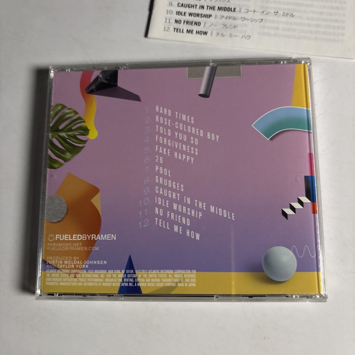 Paramore – After Laughter (CD, 2017) Japan WPCR-17721