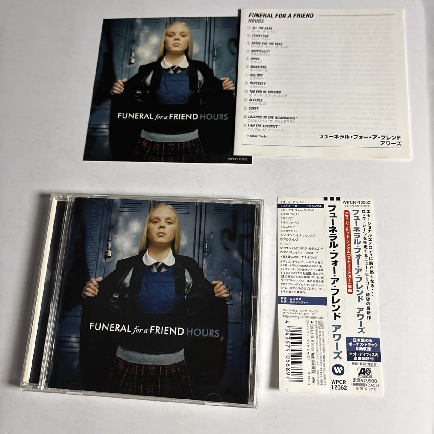 Funeral For A Friend – Hours (CD, 2005) Japan Bonus Track OBi WPCR-12062