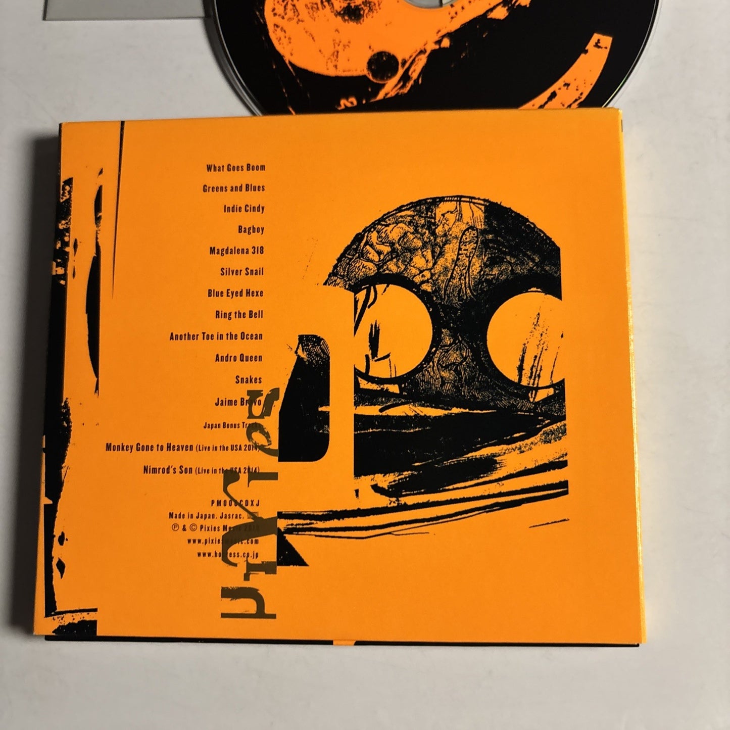 Pixies – Indie Cindy (CD, 2014) Japan Bonus Track Digipak PM006CDXJ