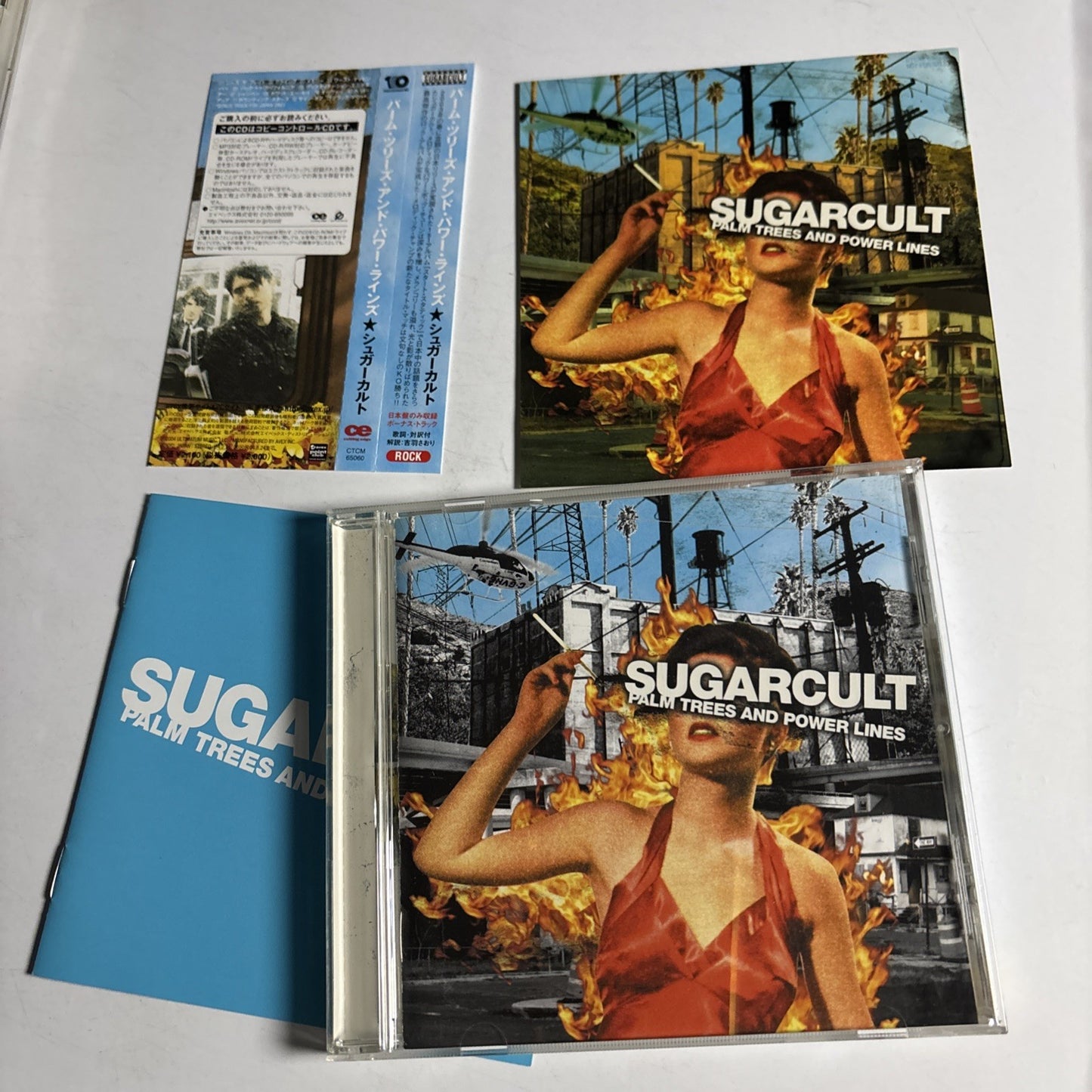 Sugarcult – Palm Trees And Power Lines (CD, 2004) Japan Bonus Track Obi
