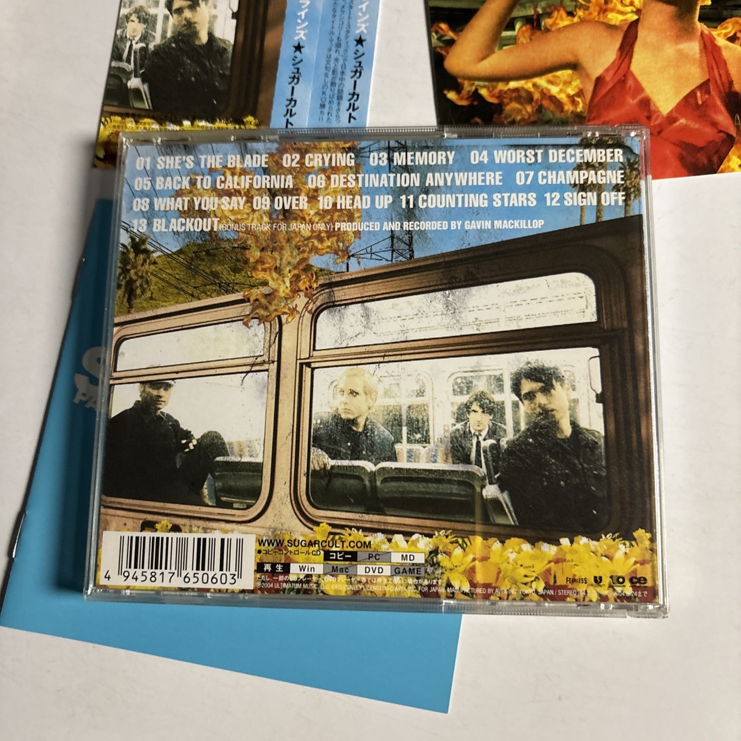 Sugarcult – Palm Trees And Power Lines (CD, 2004) Japan Bonus Track Obi
