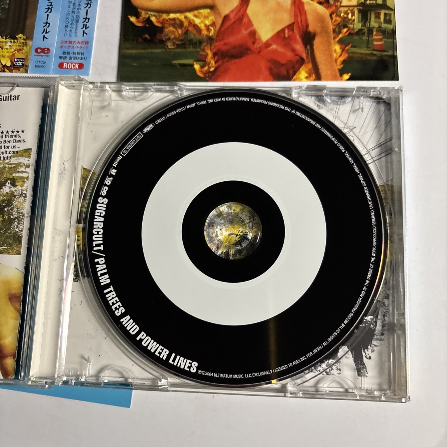 Sugarcult – Palm Trees And Power Lines (CD, 2004) Japan Bonus Track Obi