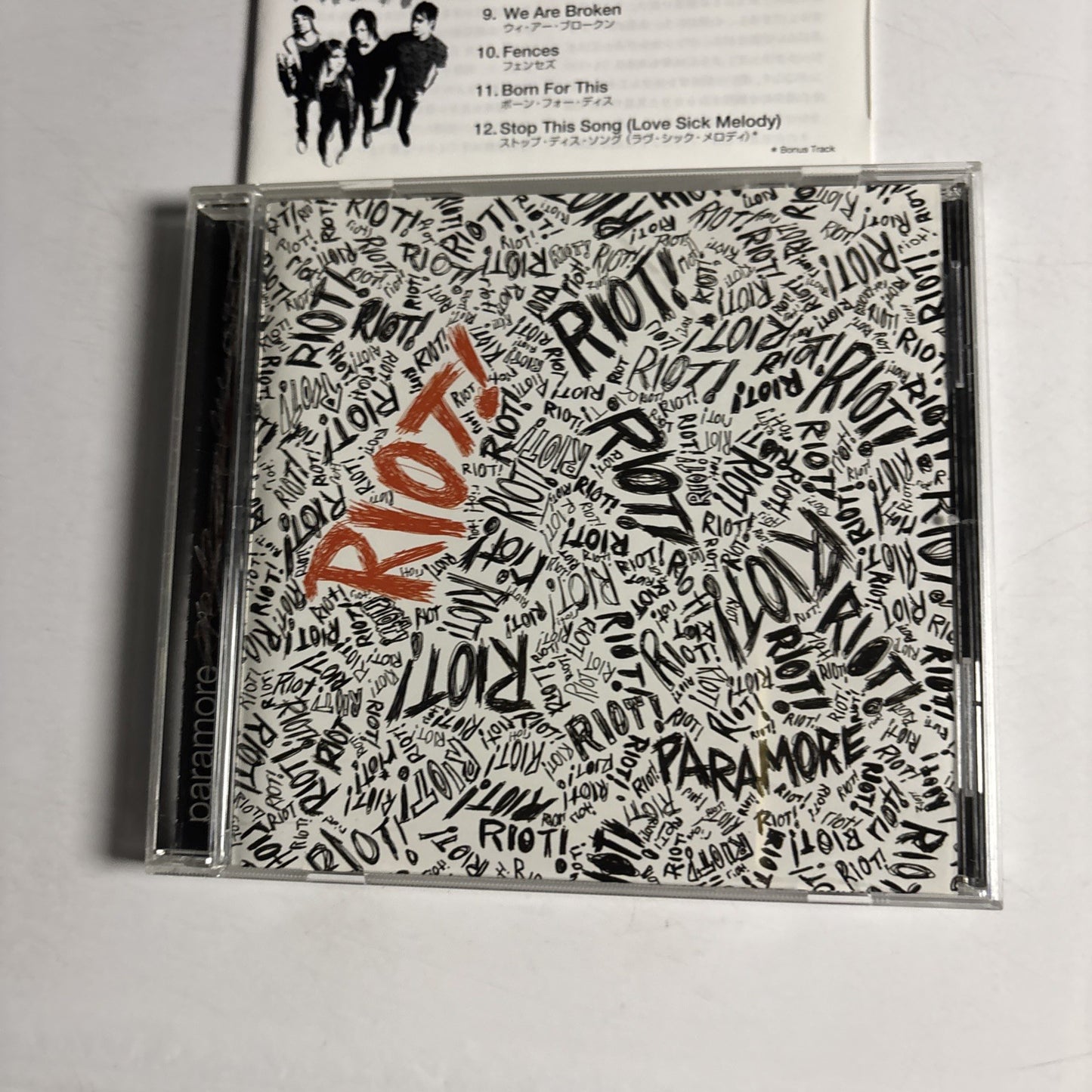Paramore – Riot! (CD, 2007) Japan WPCR-12706