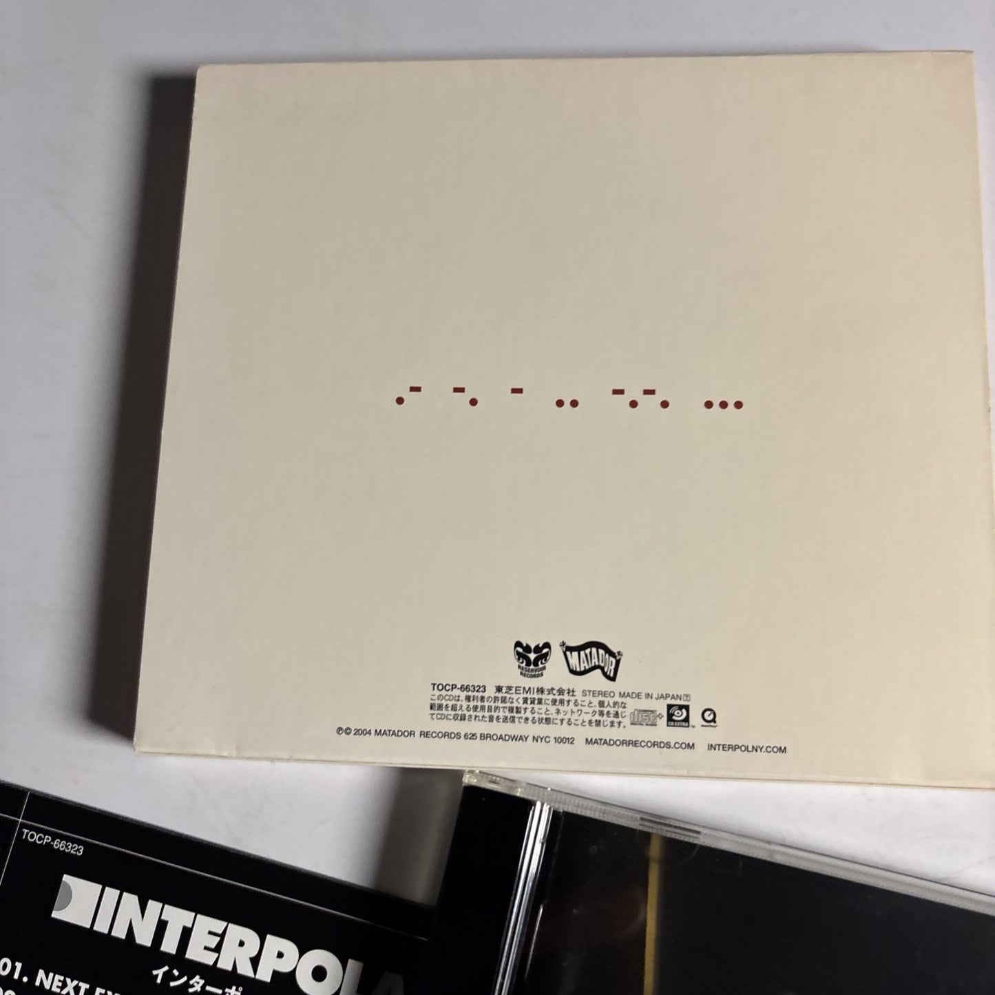 Interpol – Antics (CD, 2004) Japan TOCP 66323