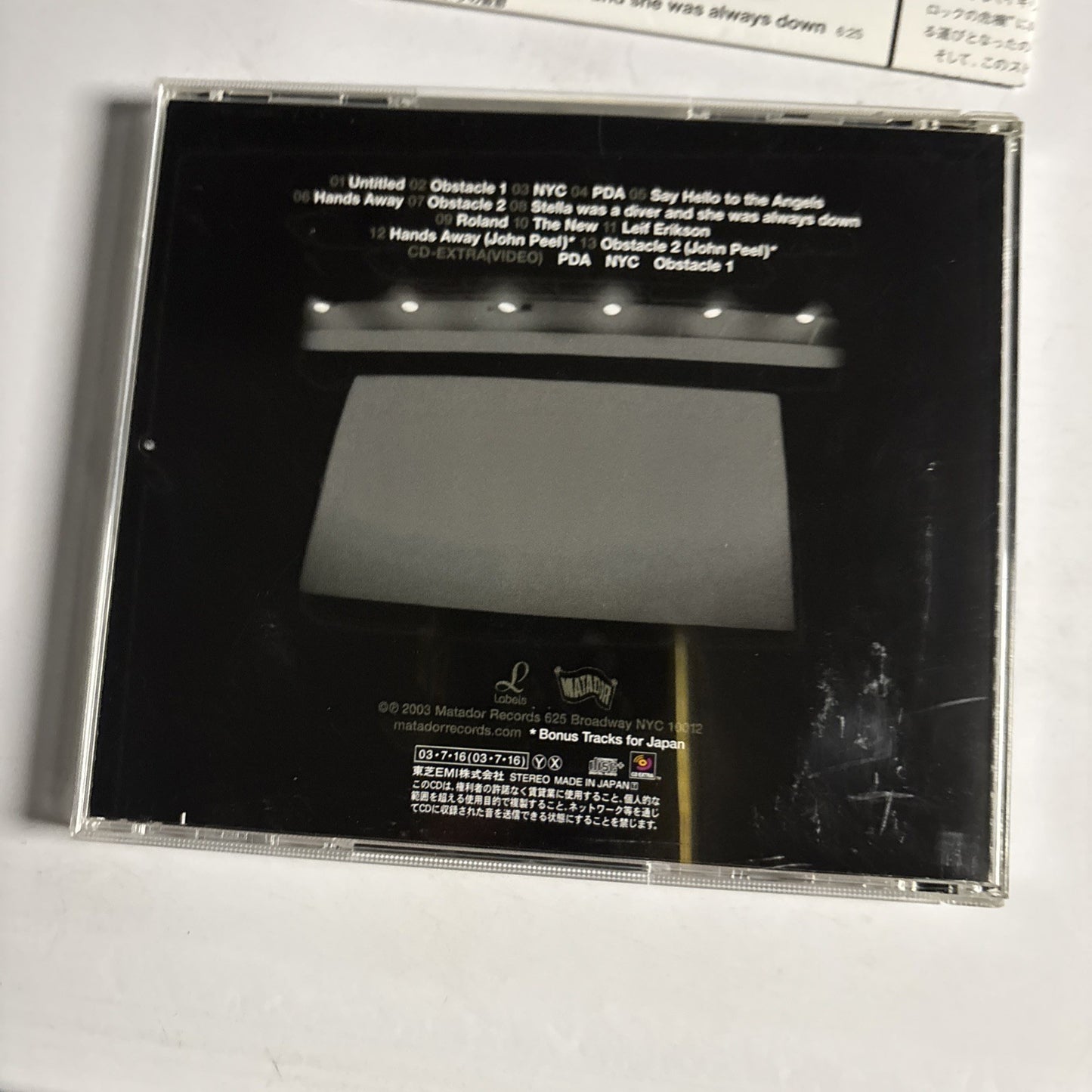 Interpol – Turn On The Bright Lights (CD, 2003) Japan TOCP-66206