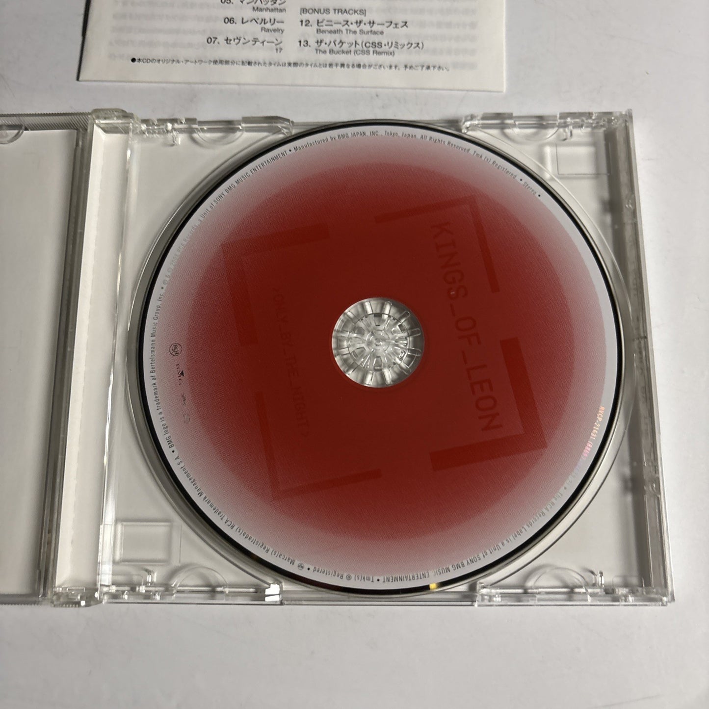 Kings Of Leon – Only By The Night (CD, 2008) Japan Bonus Track BVCP-21631