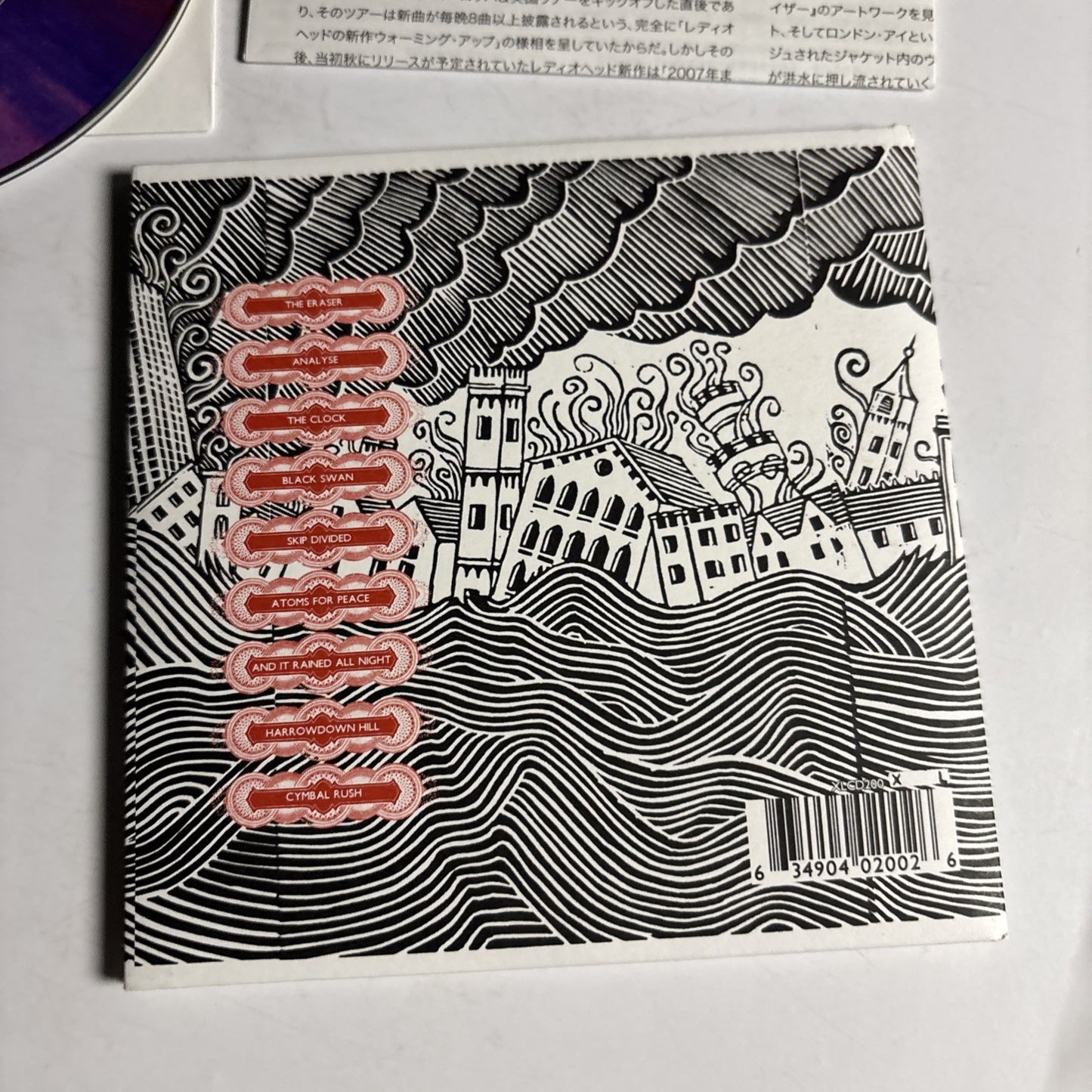 Thom Yorke – The Eraser (CD, 2006) UK, Europe & US XLCD200