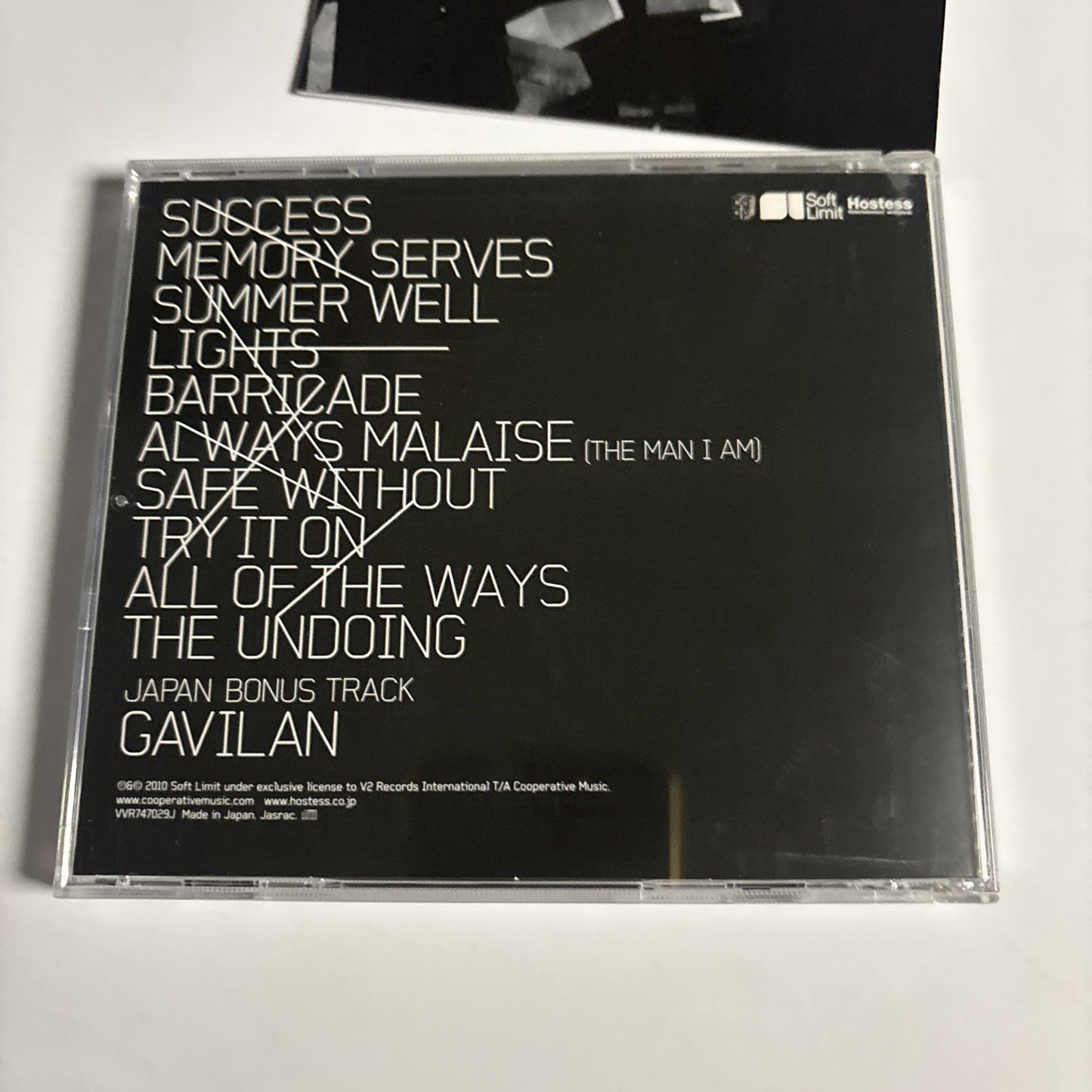 Interpol – Interpol (CD, 2010) Japan Bonus Track VVR747029J