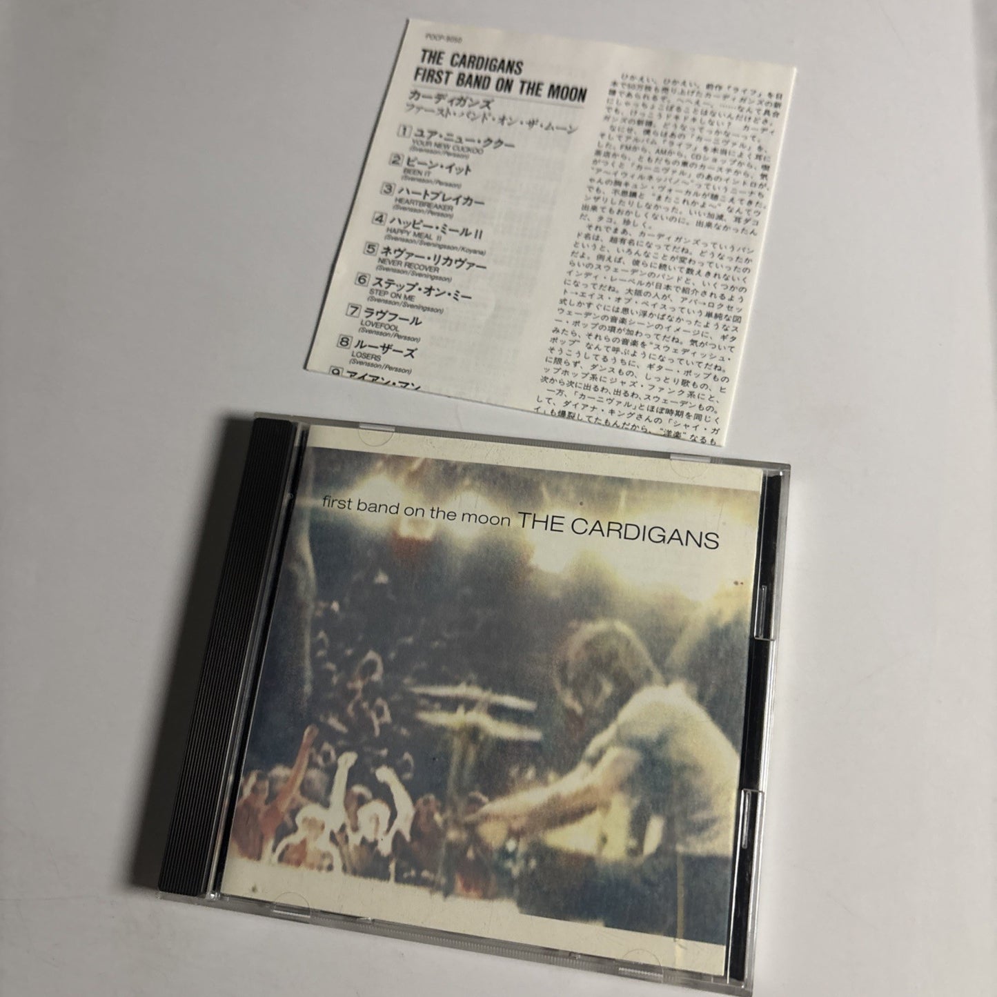 The Cardigans – First Band On The Moon (CD, 1996) Japan Bonus Track POCP-9050