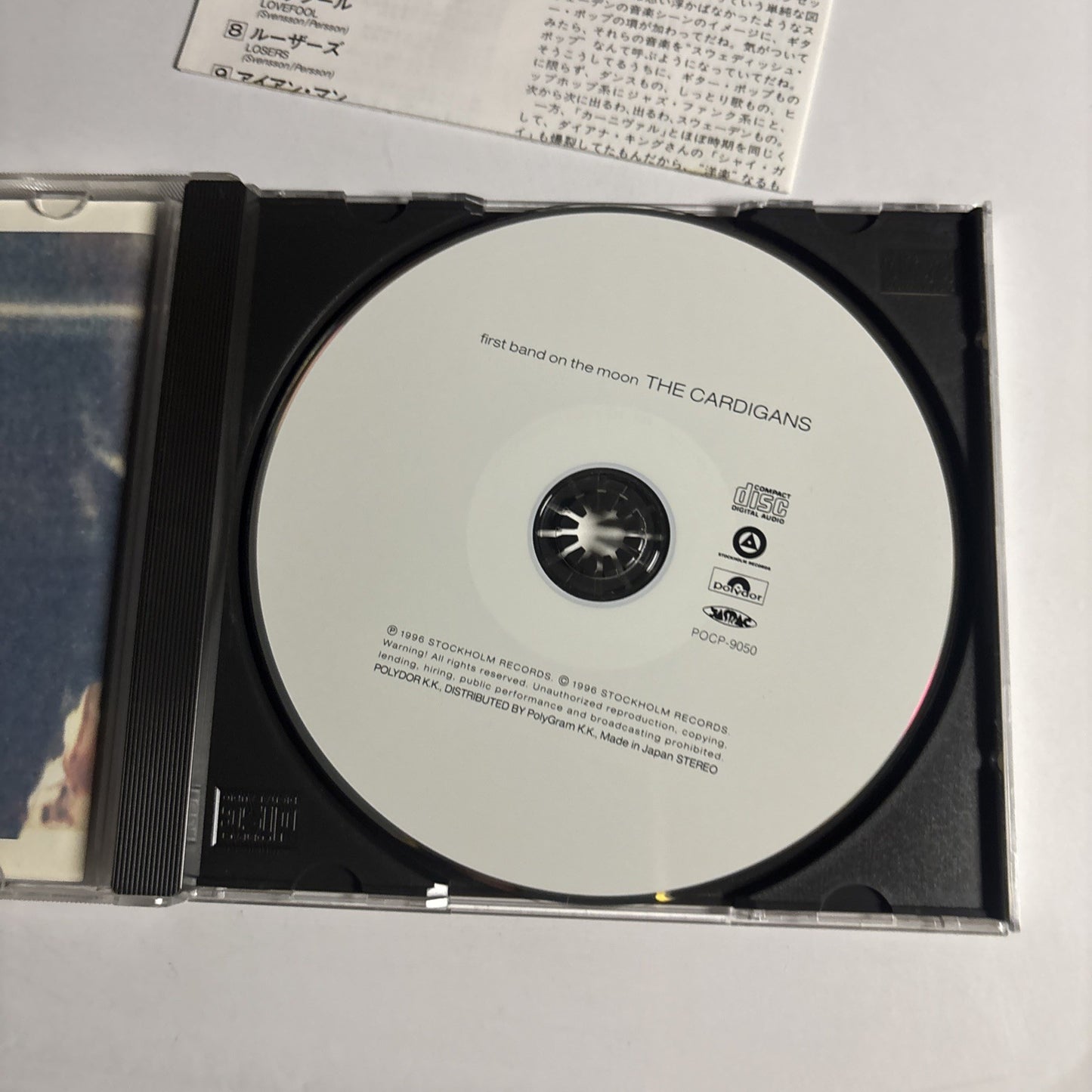 The Cardigans – First Band On The Moon (CD, 1996) Japan Bonus Track POCP-9050
