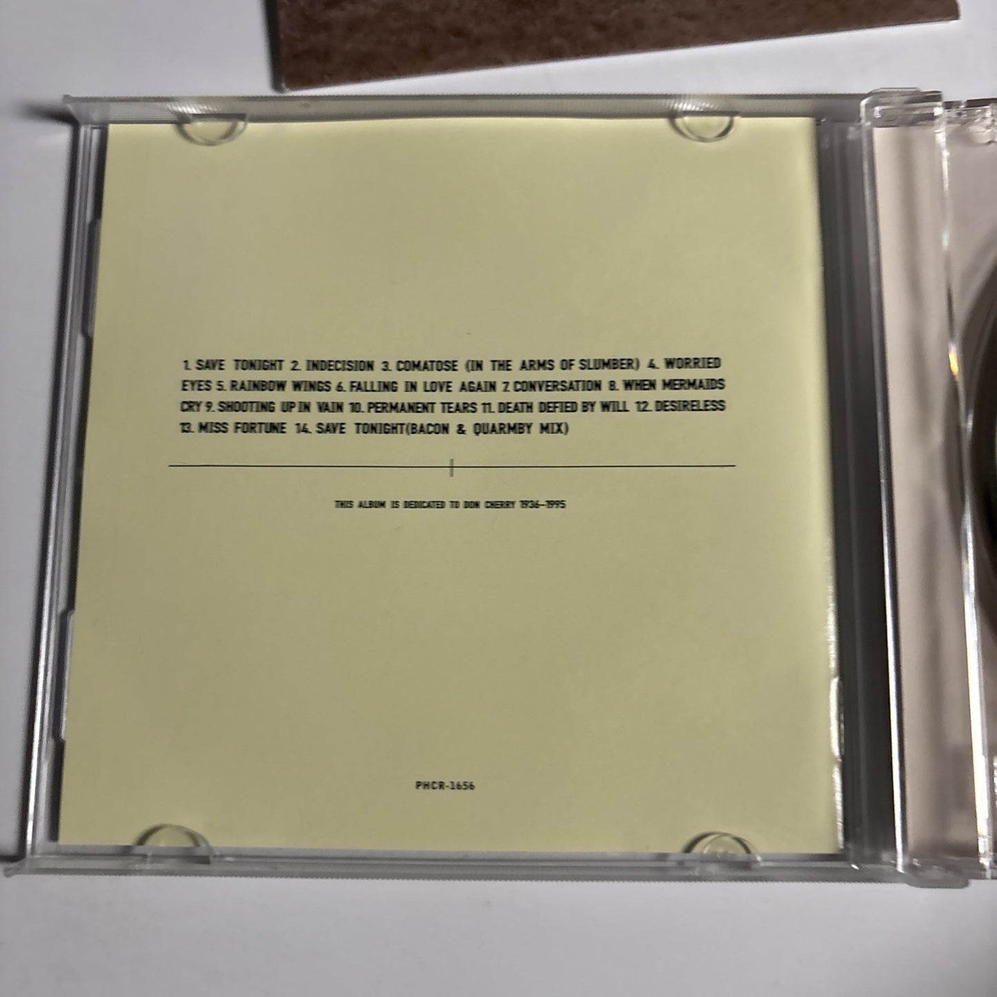 Eagle-Eye Cherry – Desireless (CD, 1998) Japan Bonus Track PHCR-1656