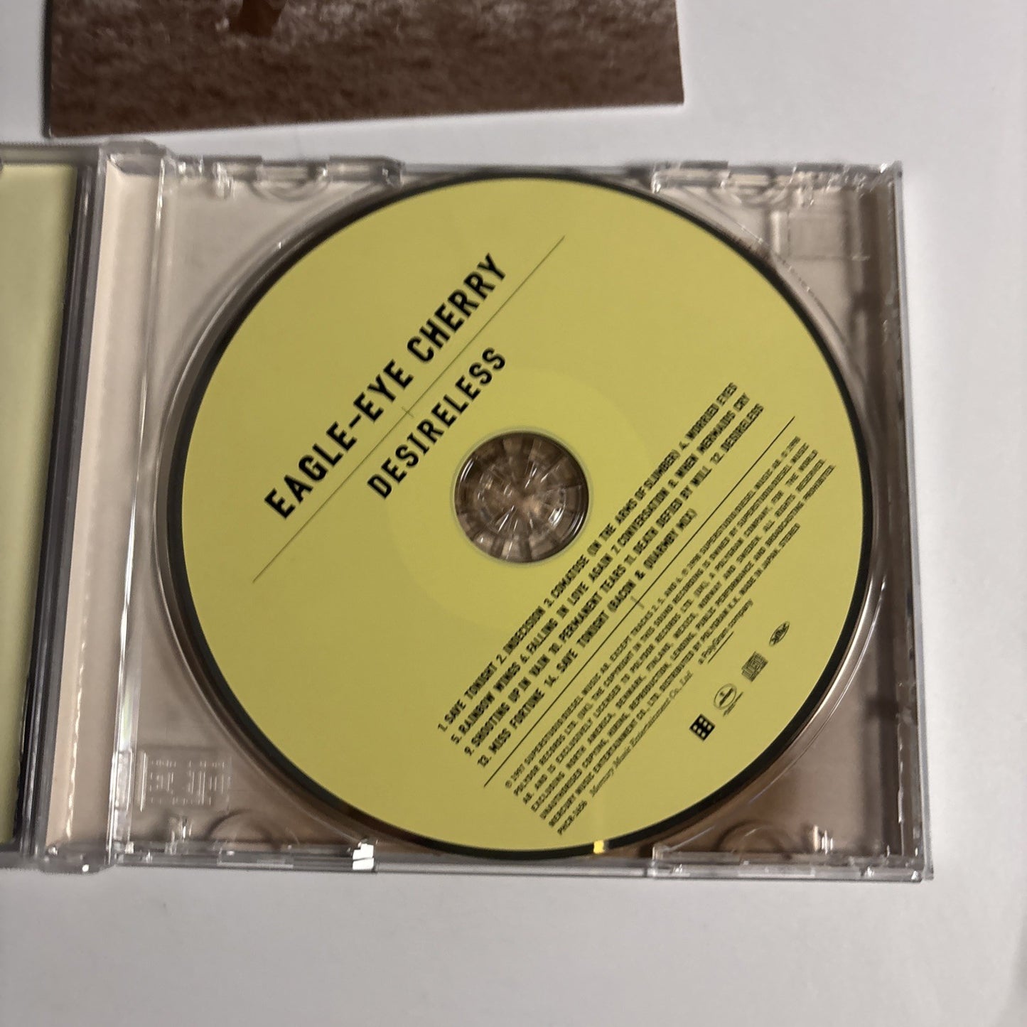 Eagle-Eye Cherry – Desireless (CD, 1998) Japan Bonus Track PHCR-1656