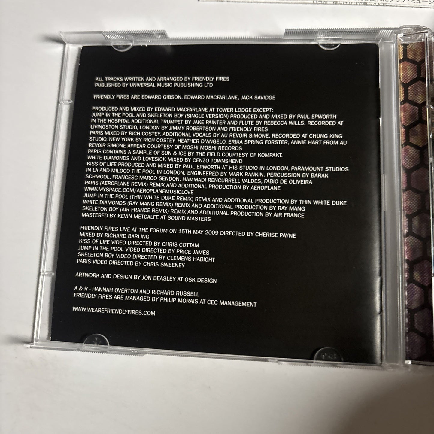 Friendly Fires – Friendly Fires (CD + DVD, 2009) UK Bonus Track XLCD383X