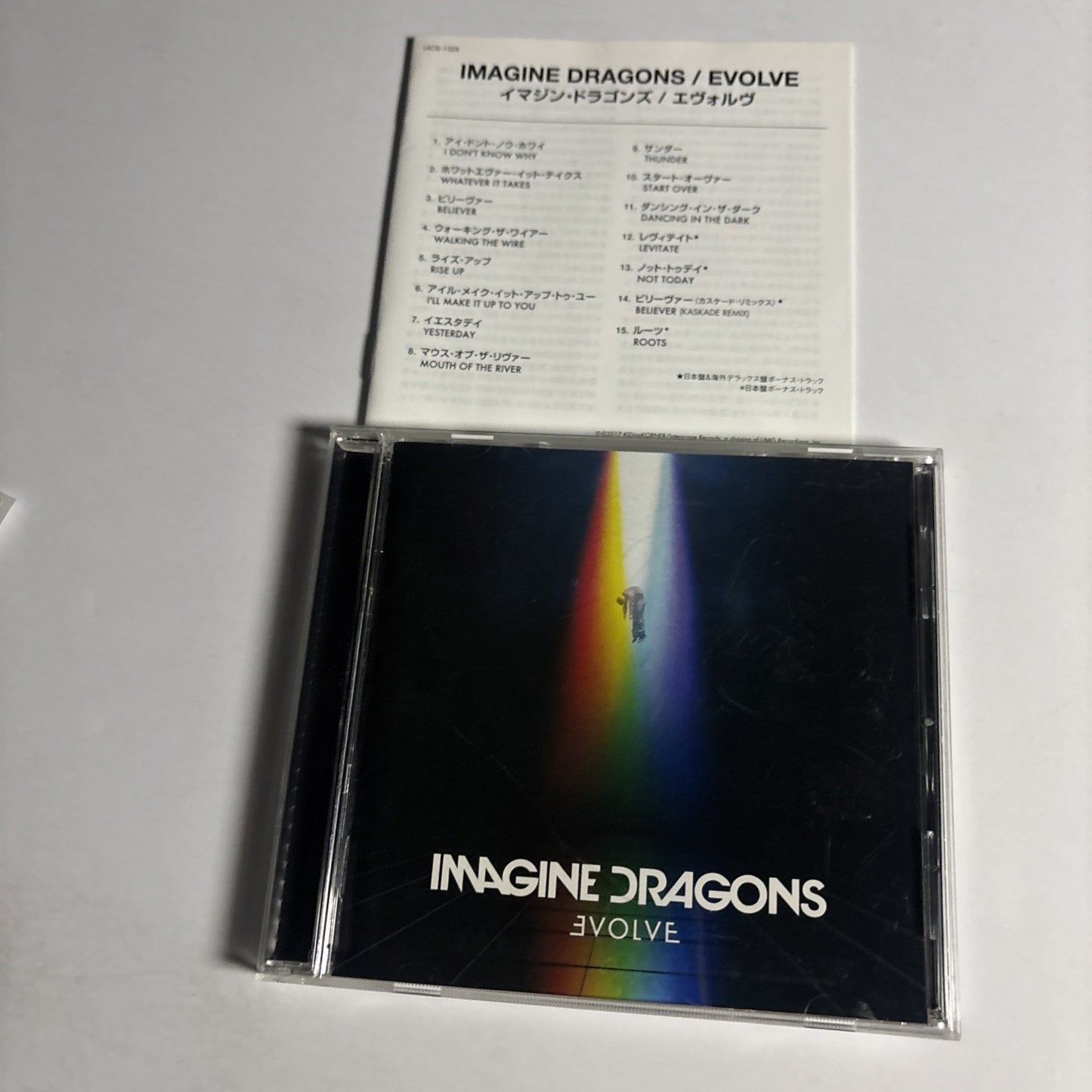 Imagine Dragons – Evolve (CD, 2017) Japan Bonus Track UICS-1328
