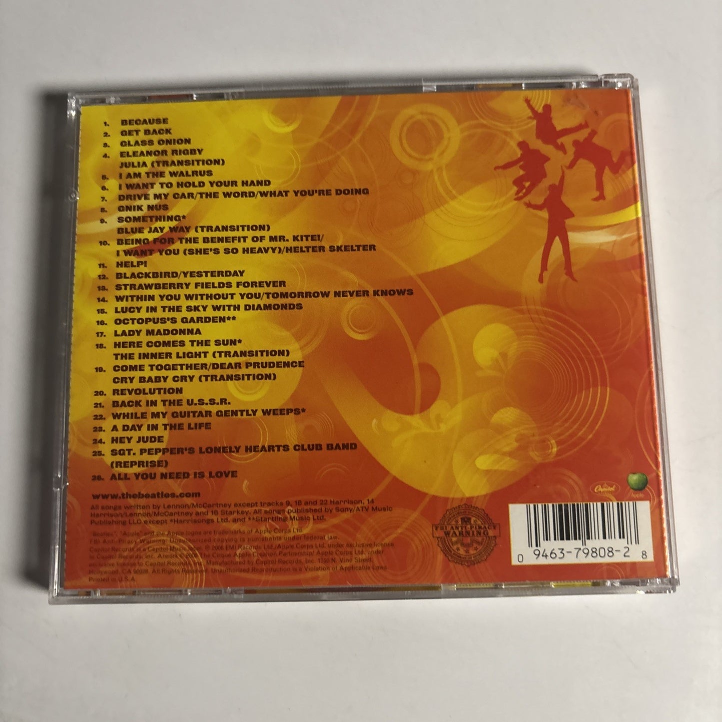 The Beatles – Love (CD, 2006) US 0946 3 79808 2 8