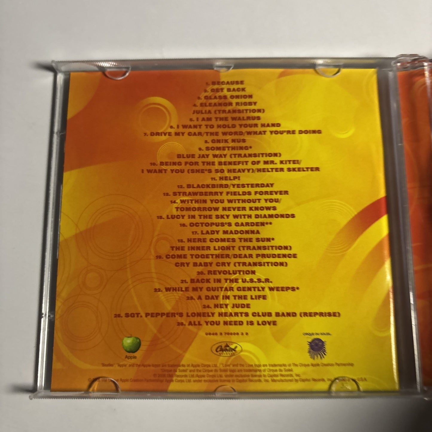 The Beatles – Love (CD, 2006) US 0946 3 79808 2 8